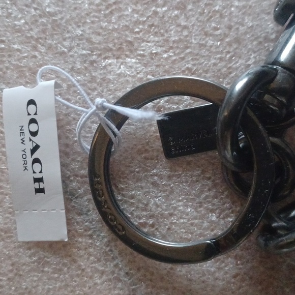 COACH Marvel Black Panther Bear Bag Charm, NWT - Picture 4 of 7